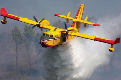 Déploiement de deux avions Canadair des FAR dans le cadre de la lutte contre les feux de forêt au Portugal