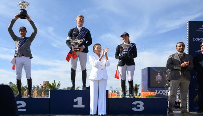 SAR la Princesse Lalla Hasnaa préside à Rabat le Grand Prix de saut d’obstacles de Longines Global Champions Tour 2024