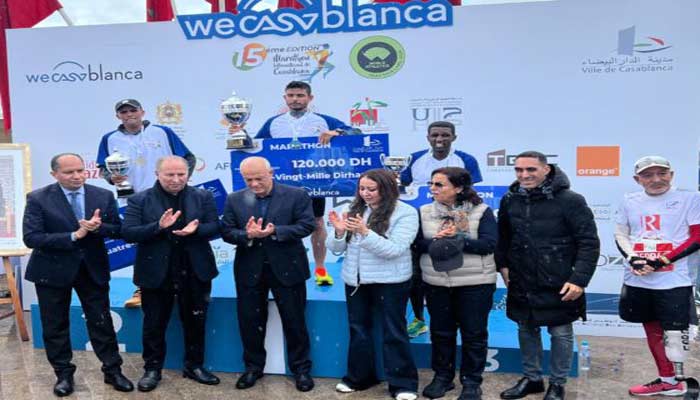 Hamza Sahli remporte le 15ème Marathon international de Casablanca