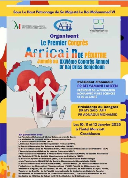 Premier Congrès africain de pédiatrie à Casablanca