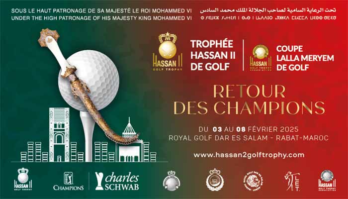 Dates arrêtées pour la 49ème édition du Trophée Hassan II et la 28ème Coupe Lalla Meryem de golf