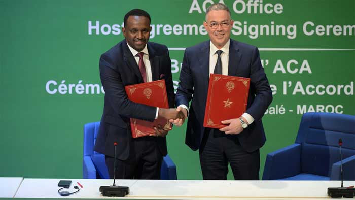 Signature de l'accord de siège pour l'installation au Maroc de l'Association des clubs africains