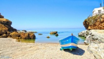 «Cap des trois fourches», à 25km au nord de Nador, un vaste promontoire montagneux de l’Afrique du Nord qui s’avance d’une vingtaine de kilomètres dans la mer Méditerranée.