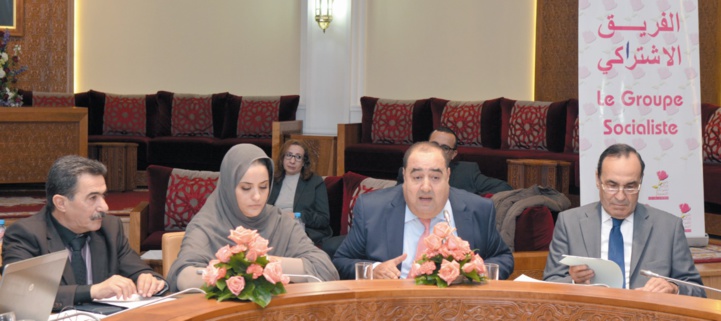 Driss Lachguar à la journée d’étude du Groupe socialiste  à la Chambre des représentants