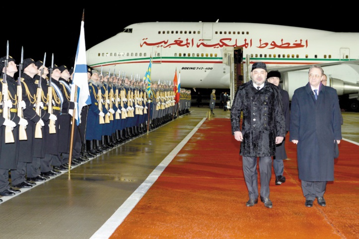 Visite officielle de S.M le Roi en Russie