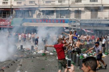 Les hooligans surexcités  gâchent la fête