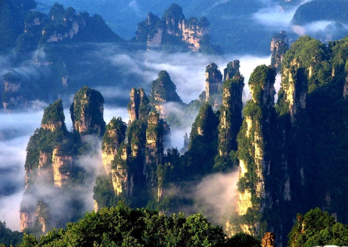 Les destinations les plus spectaculaires du monde : Le pont des immortels - HuangHsan, Chine