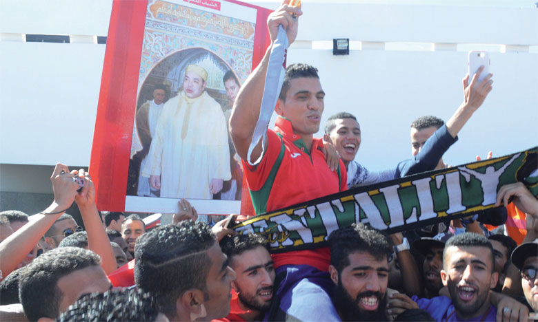 Rabii accueilli en héros  à Casablanca