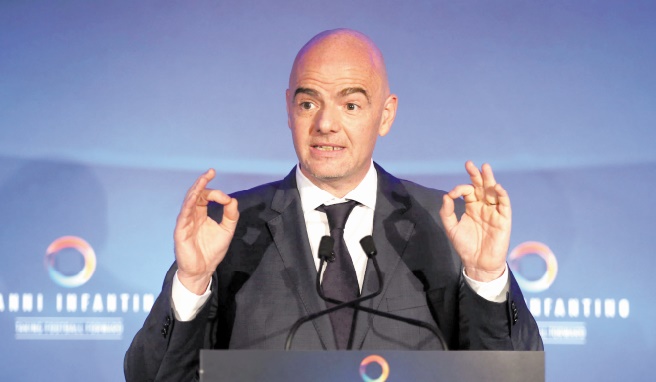 Infantino Pour un Mondial à 48 équipes et dans plusieurs pays