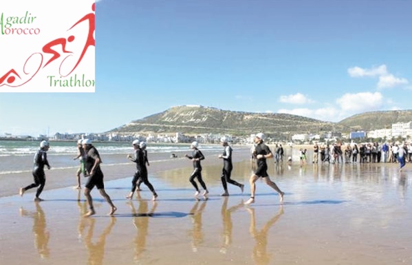 La Coupe d’Afrique de triathlon à Agadir