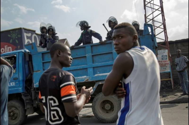 Tirs nourris d'armes à feu à Lubumbashi