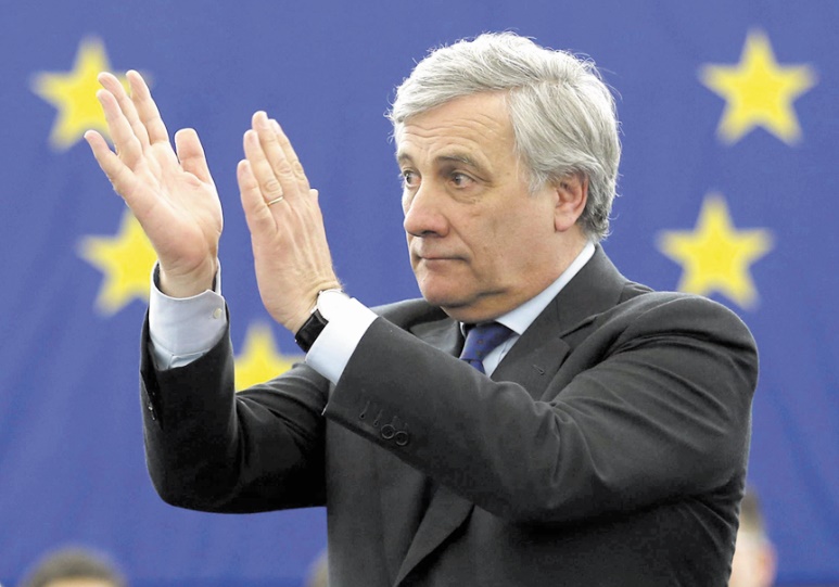 L'Italien Tajani, élu président du Parlement européen