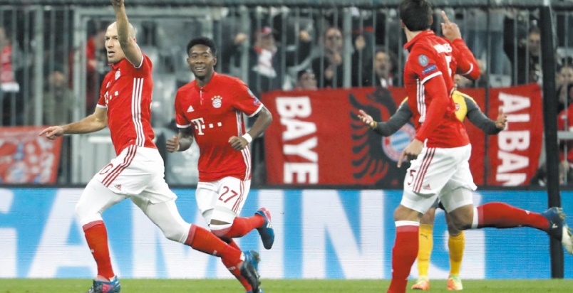 Le Bayern et le Real pratiquement aux quarts