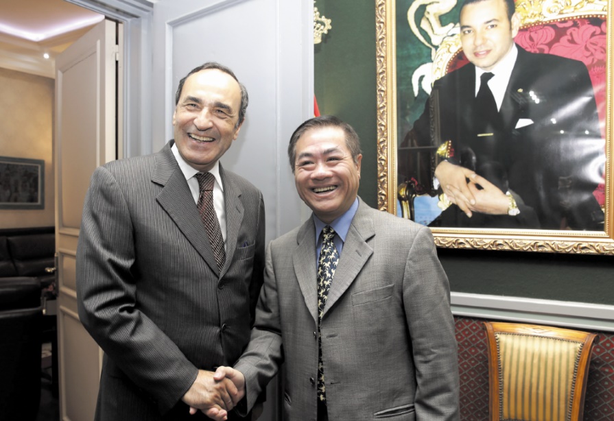 Habib El Malki et l’ambassadeur du Vietnam au Maroc.