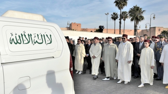 Emouvantes funérailles de M'hamed Boucetta à Marrakech