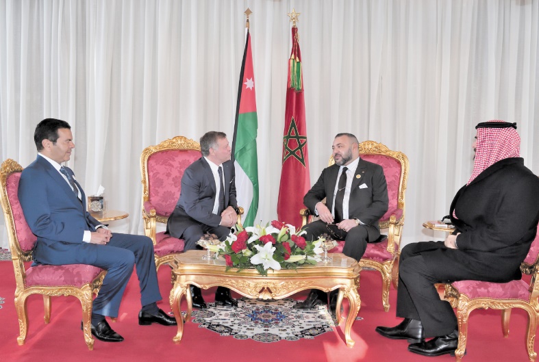 Rencontre entre S.M le Roi et le Souverain jordanien : Un dîner officiel offert en l'honneur de S.M le Roi Abdallah II Ibn Al Hussein