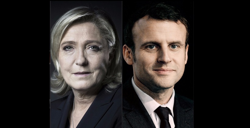 Macron et Le Pen au corps à corps