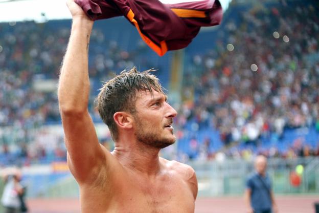 Le dernier match de Totti  à la Roma à guichets fermés