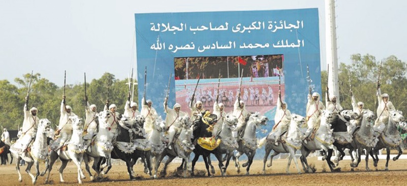 Coup d'envoi du Grand Prix S.M le Roi Mohammed VI de tbourida