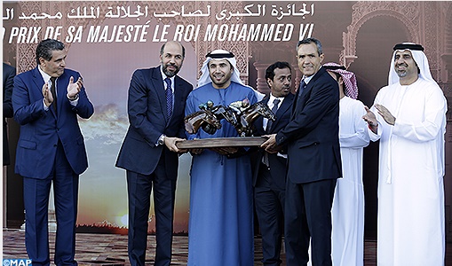 Le cheval Bandar remporte le GP de S.M le Roi Mohammed VI du pur-sang arabe