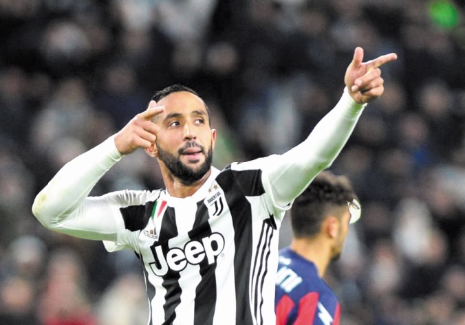 Benatia auteur du 3ème but de la Juve.