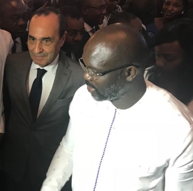 Habib El Malki représente S.M le Roi à la cérémonie d'investiture du président libérien George Weah