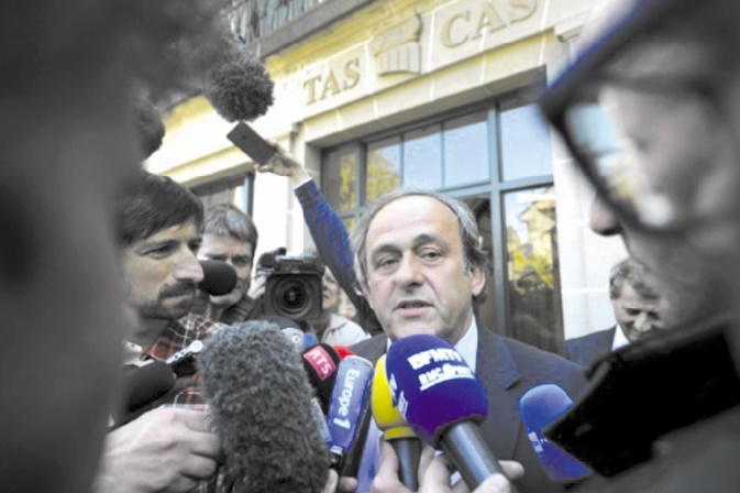 Platini conteste sa suspension devant la Cour européenne des droits de l'Homme