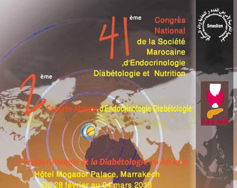 Marrakech accueille le 2ème Congrès de la Société africaine d'endocrinologie métabolisme et nutrition
