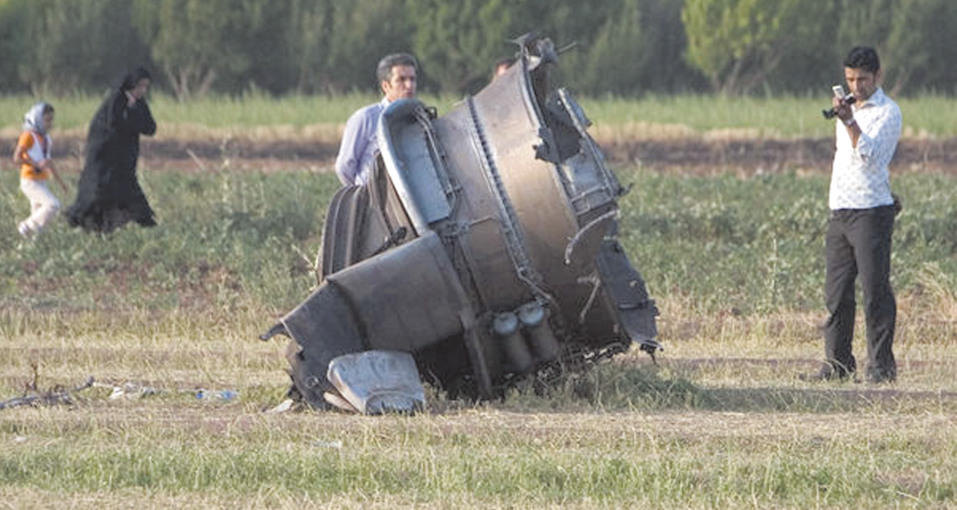 Plus de 66 morts dans  le crash d'un avion en Iran