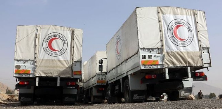 Un convoi humanitaire est entré dans la Ghouta