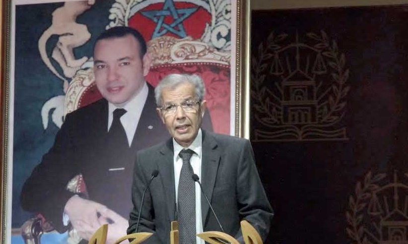 Abdellatif Menouni donnant lecture du message Royal