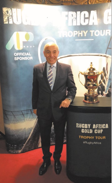 Le trophée de la Rugby Africa Gold dévoilé à Bruxelles