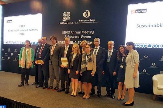 Le projet d’aménagement hydro-agricole du Saïss reçoit le prix EBRD Sustainability awards