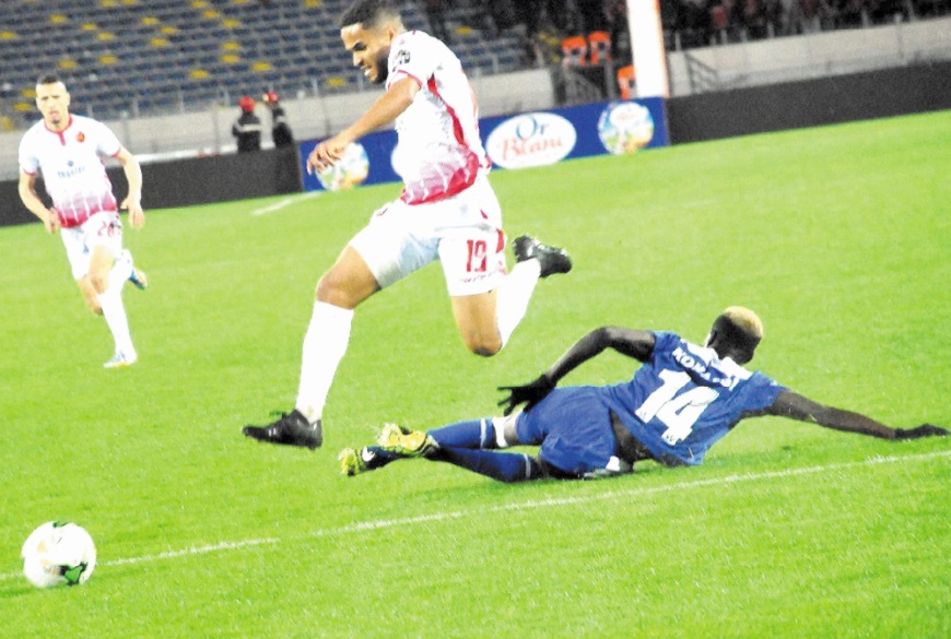 Tighazoui, le joueur en forme des Rouges. 								                Ph : Moumen