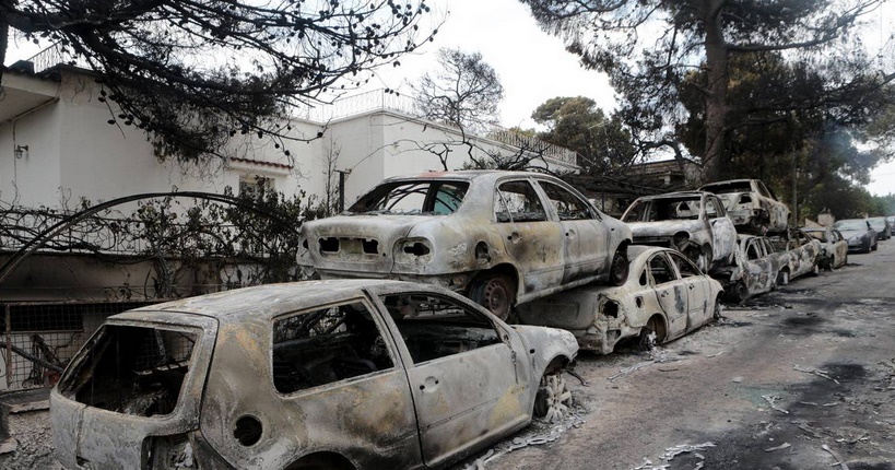 Le bilan des incendies en Grèce s'alourdit