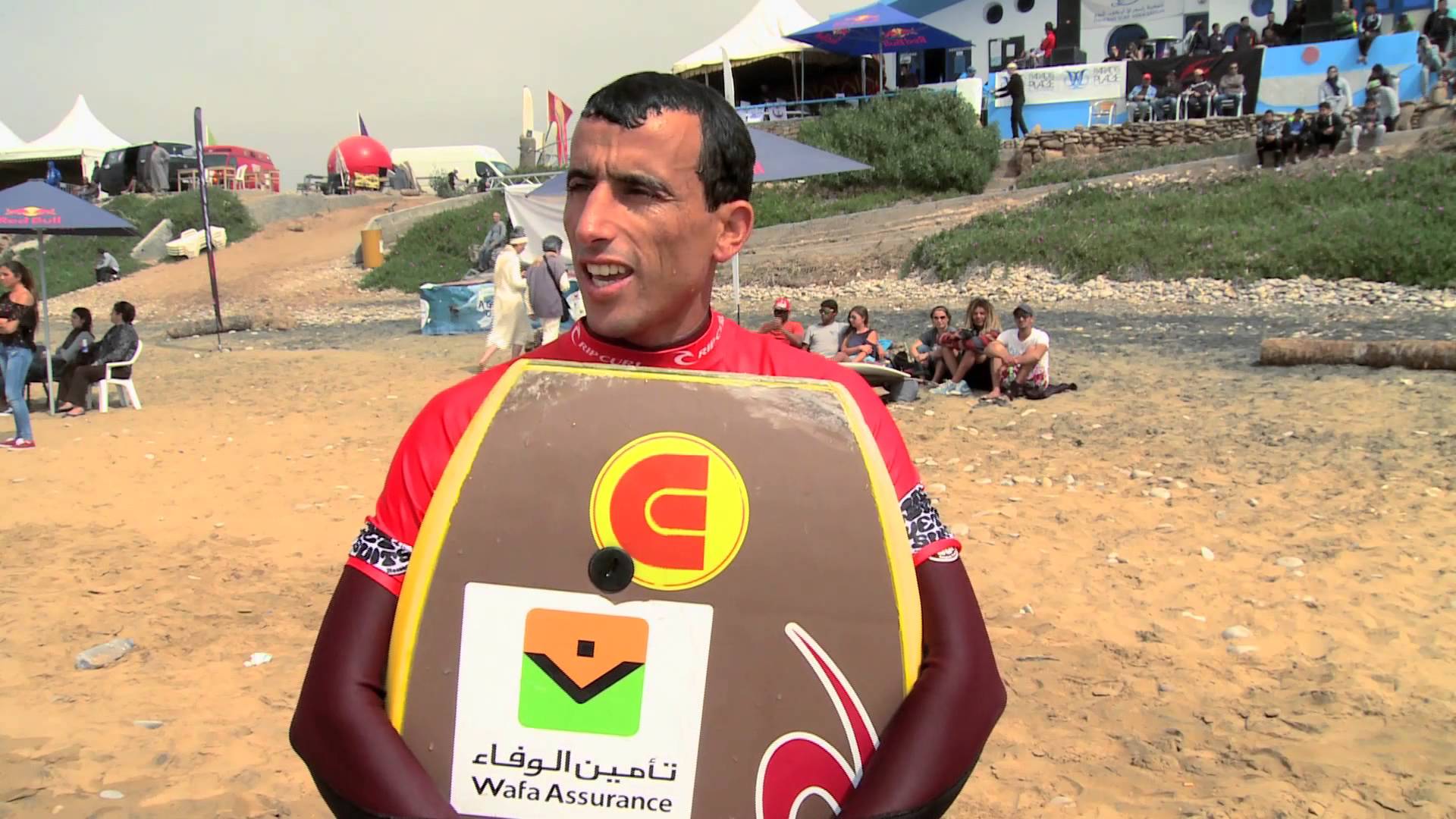 Le bodyboarder marocain Brahim Iddouch s'illustre en Australie