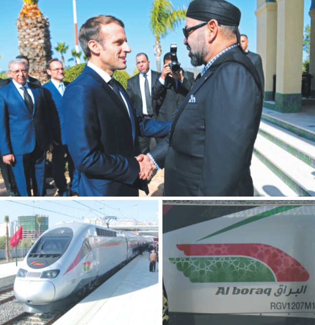 S.M le Roi et le Président français donnent le coup d’envoi du premier TGV d’Afrique et du monde arabe