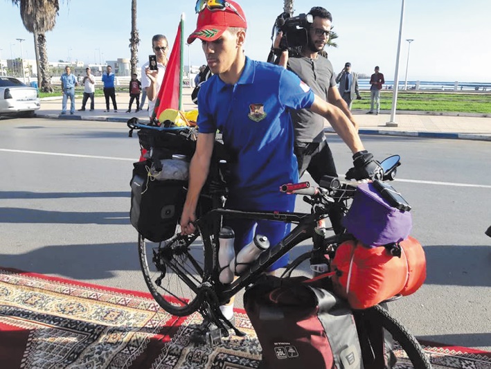 Ayad Meftahi relie El Jadida à Dakar à vélo