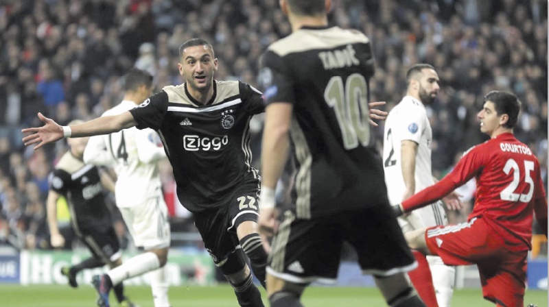 Hakim Ziyech, buteur à l’aller et au retour.