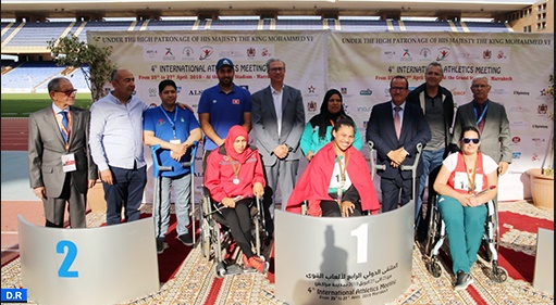 Distinction des athlètes marocains au Meeting international pour personnes handicapées