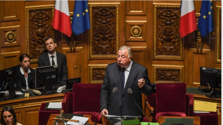 Le président du sénat français, Gérard Larcher.