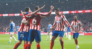 Liga : L'Atlético rejoint le Barça en pole position