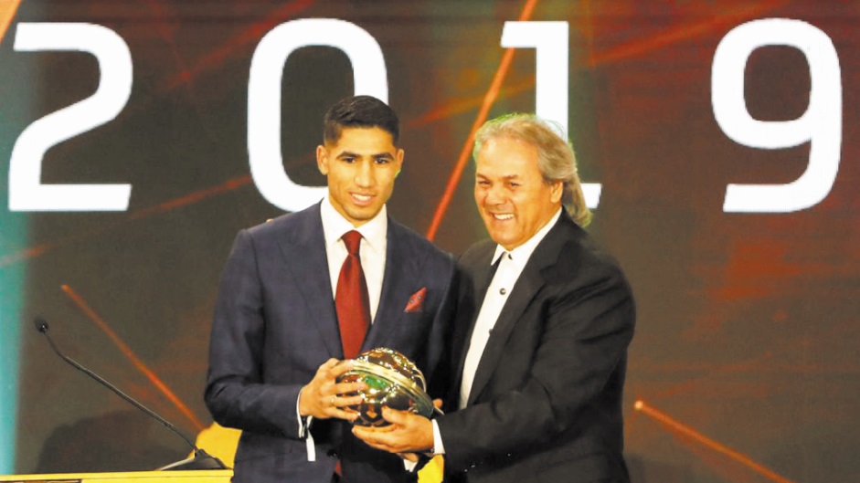 Achraf Hakimi : Etre élu meilleur jeune joueur africain me motivera davantage à persévérer pour remporter d'autres prix