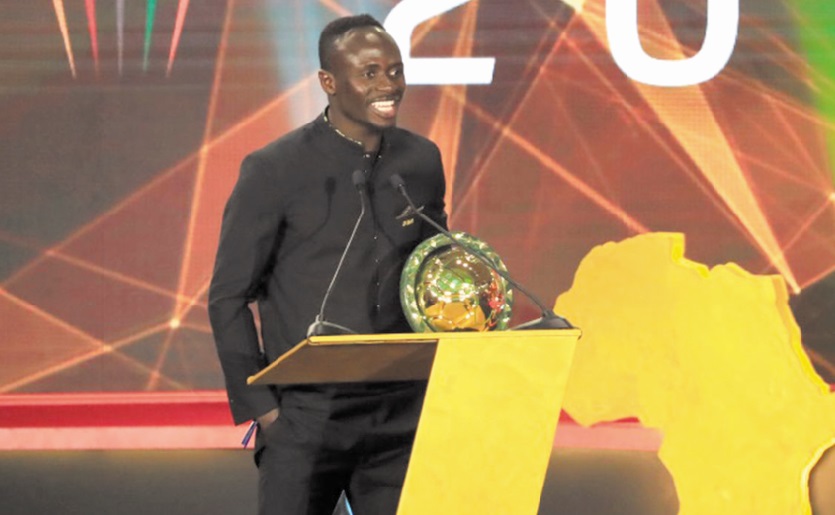 Sadio Mané meilleur joueur africain de l’année