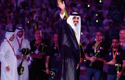 CheikhTamim ben Hamad Al-Thani Le Qatar a tenu sa promesse d'organiser un championnat exceptionnel