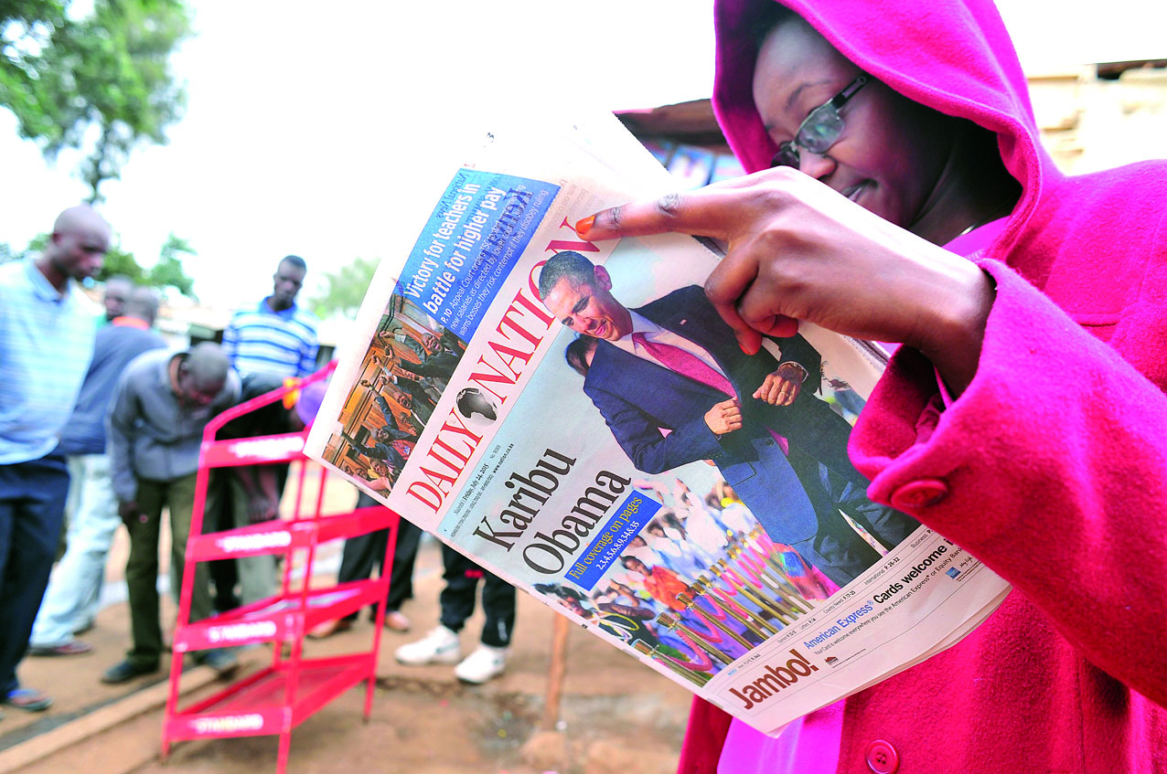 Visite sous haute sécurité du président américain au Kenya