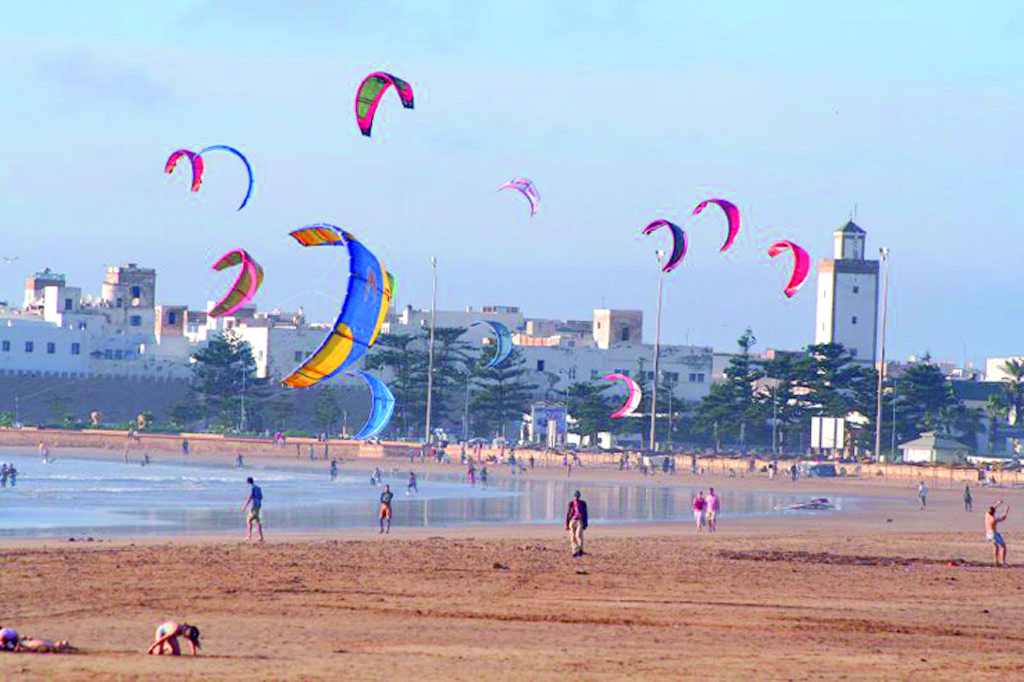 Le “Pavillon bleu” hissé  sur la plage d’Essaouira