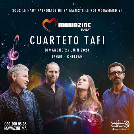 "Cuarteto Tafi" fait vibrer la scène emblématique de Chellah