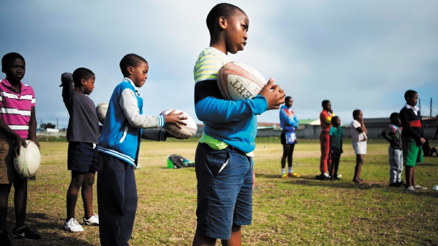 En Afrique du Sud, les jeunes Noirs rêvent d'intégrer les Springboks