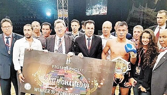 Sittichai s’adjuge le Grand Prix S.M le Roi Mohammed VI de kick-boxing